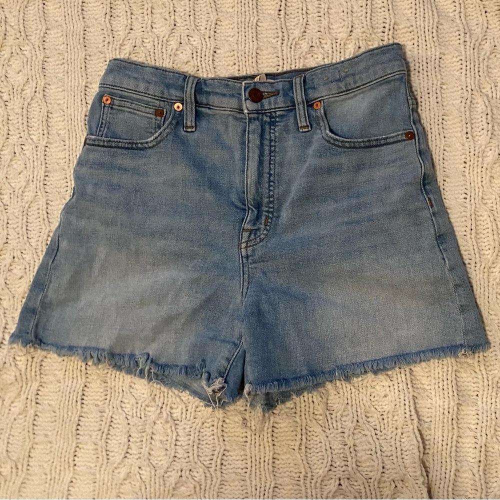 Madewell High Rise Denim Shorts